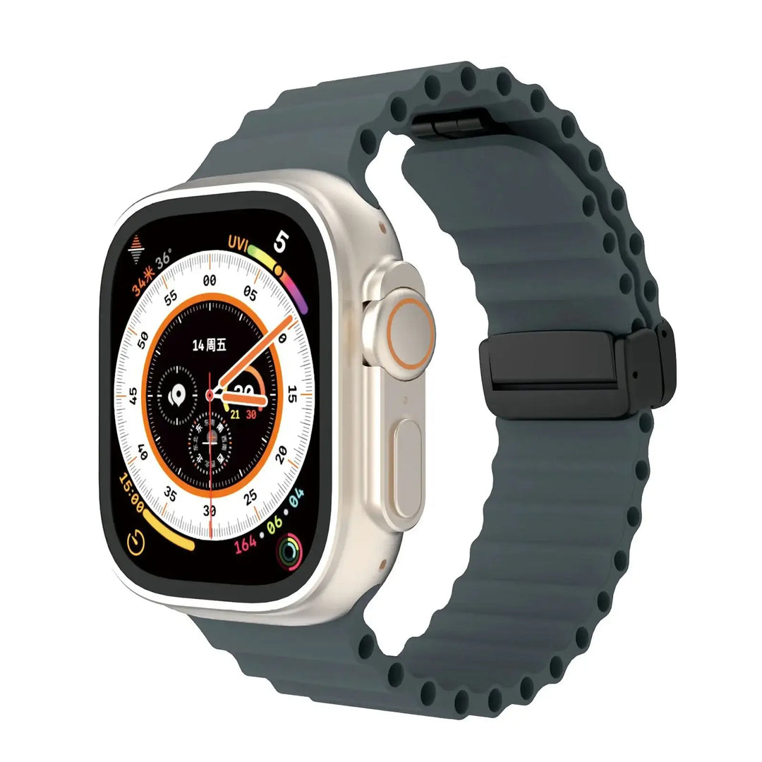 Apple Watch Silicone Strap - Soft Flexible Magnetic Design