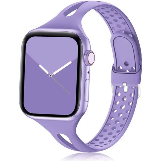 Apple Watch Silicone Strap - Soft Flexible Breathable Band