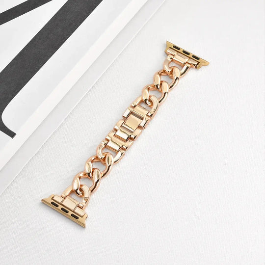 Apple Watch Metal Chain Strap - Premium Stylish Design