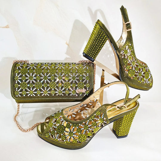 Beautiful Italian Shoes And Bag Sets HG1-1