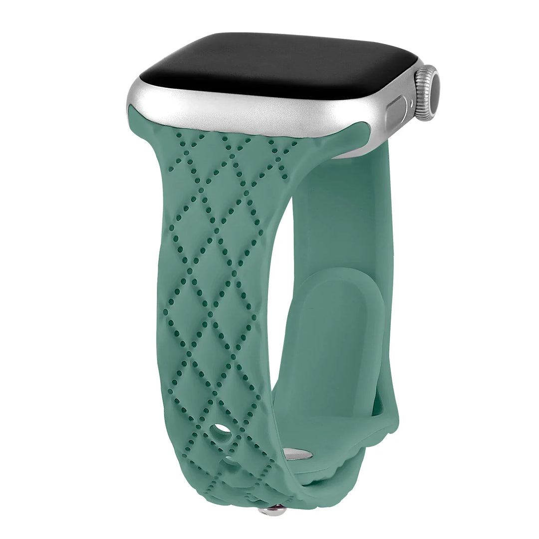 Apple Watch Silicone Strap - Slim Engraved Comfort Fit