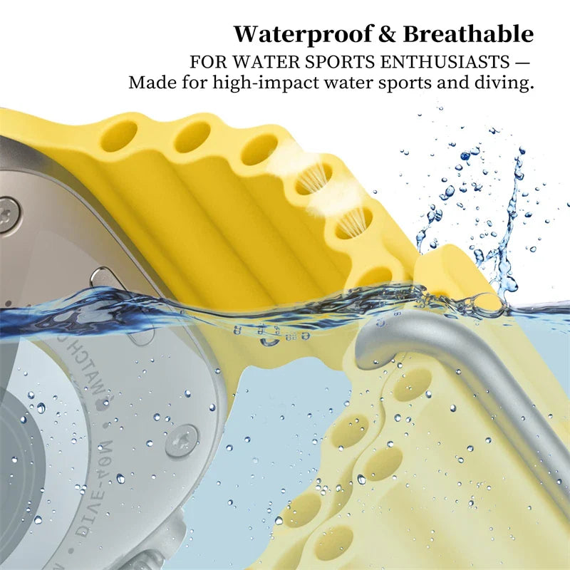 Apple Watch Silicone Strap - Waterproof and Breathable Band