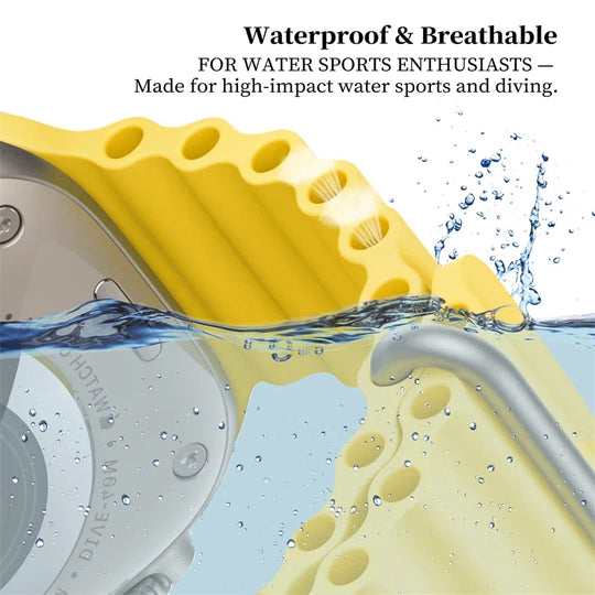 Apple Watch Silicone Strap - Waterproof and Breathable Band