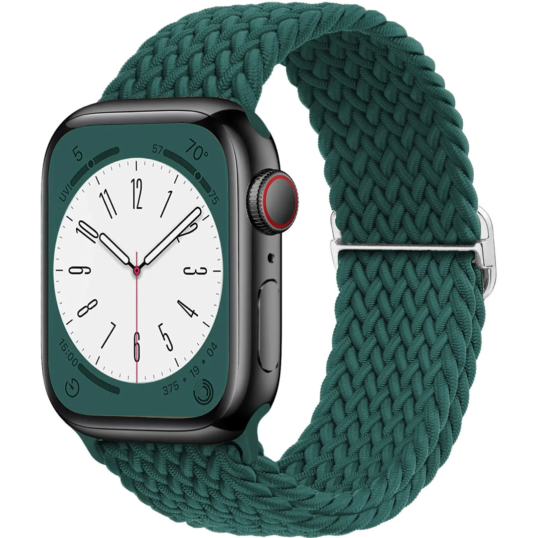 Apple Watch Braided Strap - Soft Elastic Nylon Band