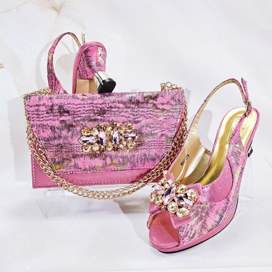 Charming Shoes And Bag Matching Set HN1-1