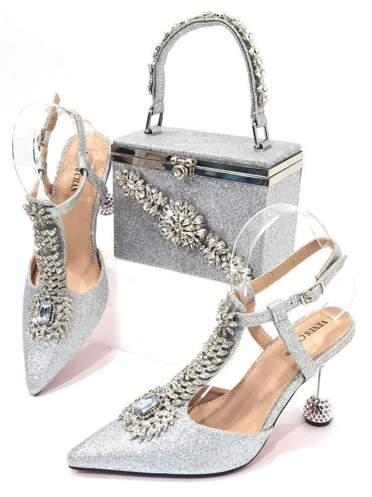 High Quality Ladies Shoes And Bags Set HUY1-6