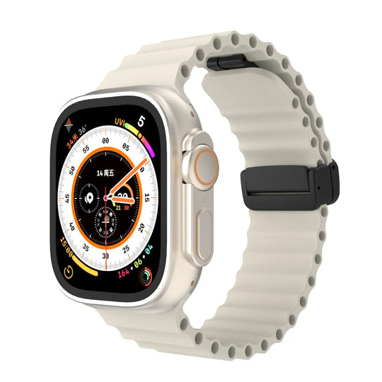Apple Watch Silicone Strap - Soft Flexible Magnetic Design