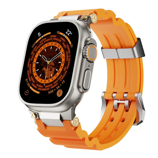 Apple Watch Silicone Sports Strap - Waterproof Rubber Band
