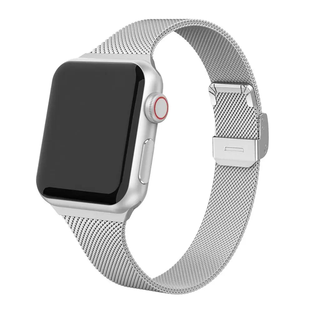 Apple Watch Milanese Band - Premium Metal Loop Strap