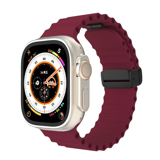 Apple Watch Silicone Strap - Soft Flexible Magnetic Design