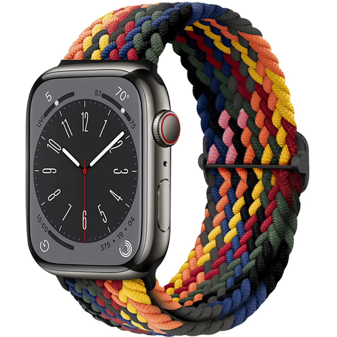 Apple Watch Braided Strap - Soft Elastic Nylon Band