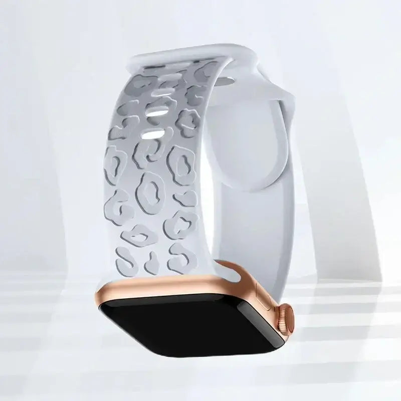 Apple Watch Silicone Strap - Stylish, Engraved Design