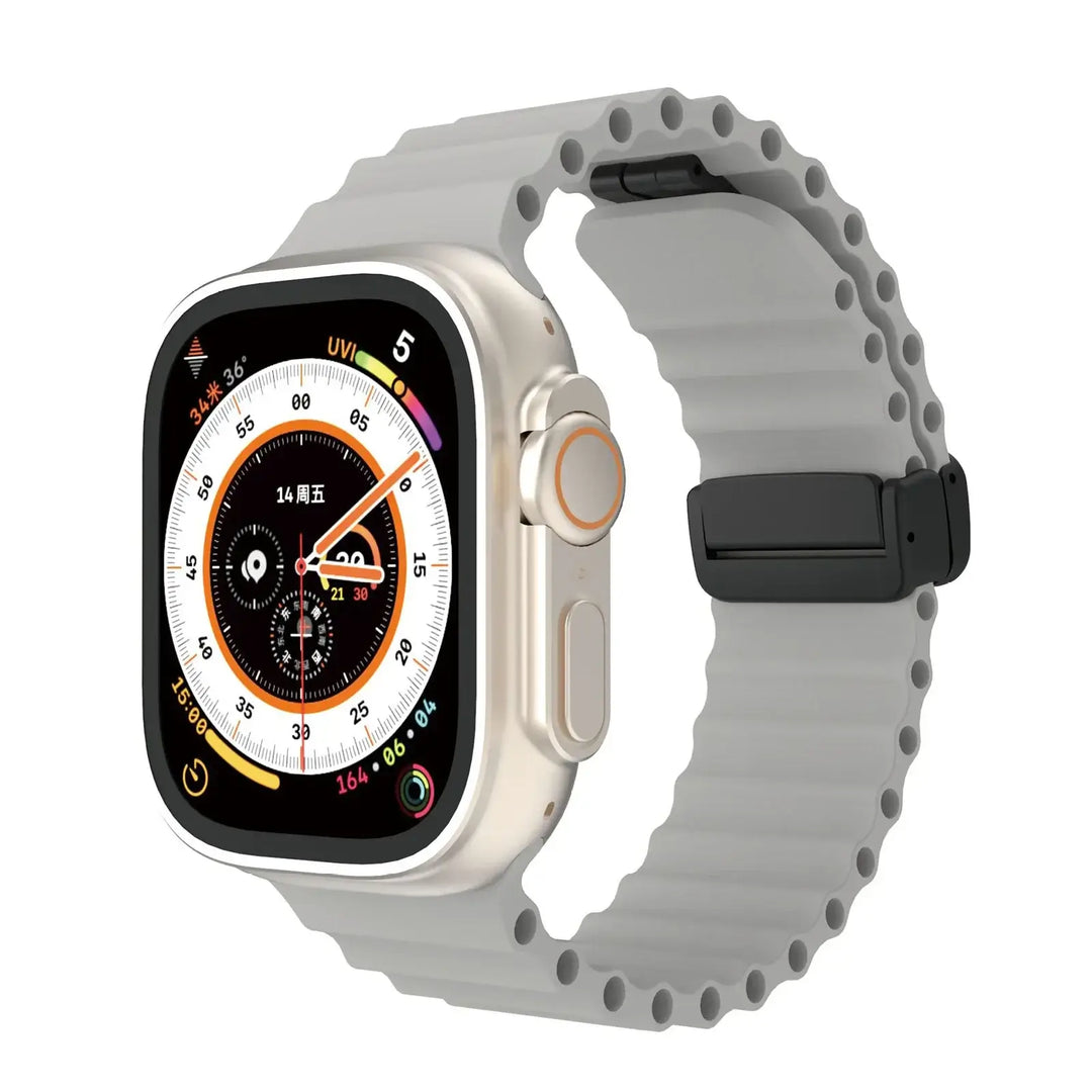Apple Watch Silicone Strap - Soft Flexible Magnetic Design