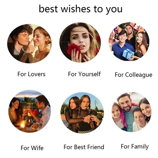 Custom Hollow Love Name Ring Personalized 18K Stainless Steel Opening Adjustable Ring Jewelry Birthday Party Gift Wholesale