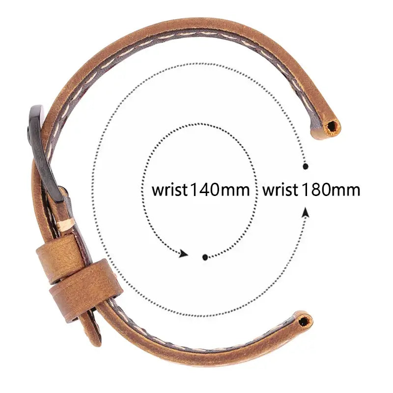 Huawei Watch Genuine Leather Band Durable Breathable Strap