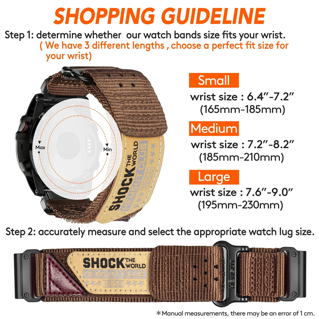 Garmin Nylon Band - Comfortable, Durable Strap