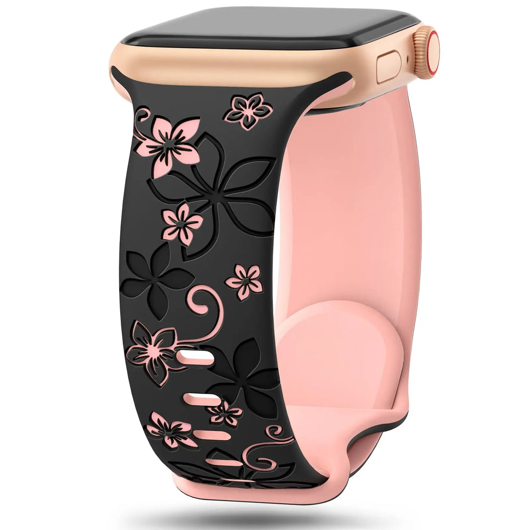 Apple Watch Silicone Strap - Floral Designs