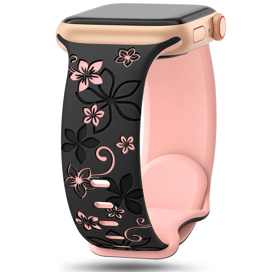 Apple Watch Silicone Strap - Floral Designs