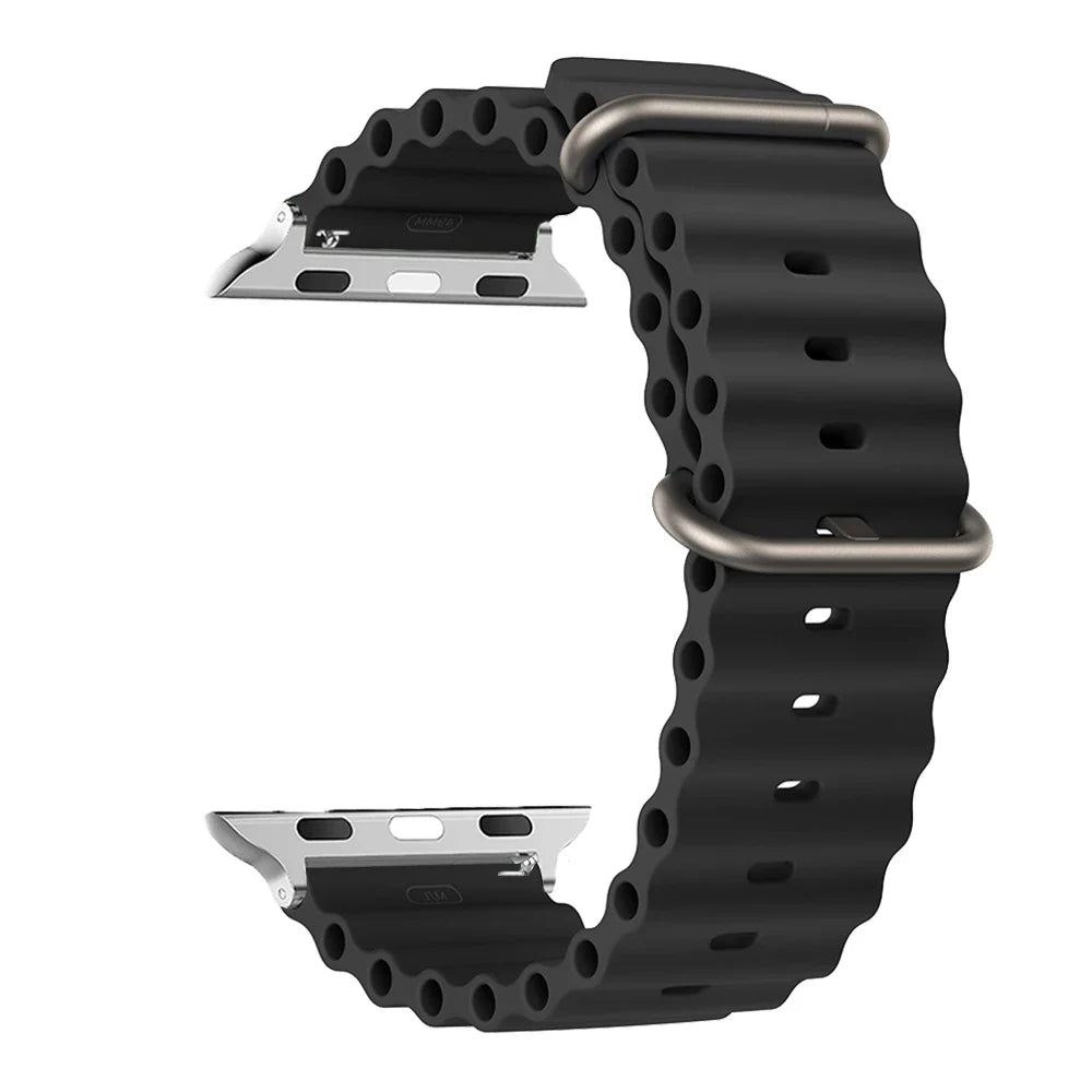 Apple Watch Silicone Strap - Soft Waterproof and Breathable