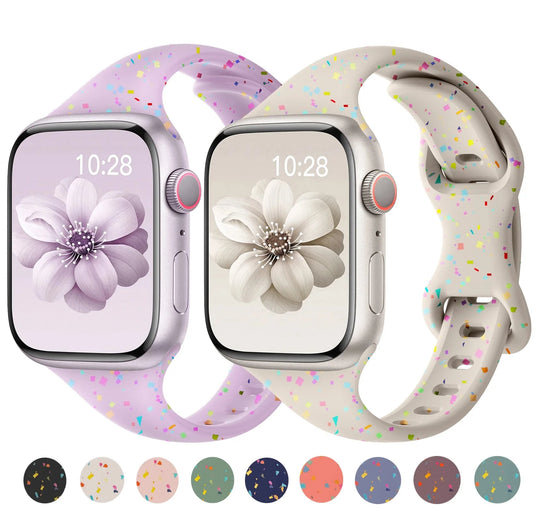 Apple Watch Silicone Band - Soft Flexible Design - Colorful