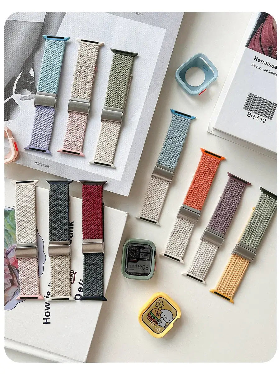 Apple Watch Nylon Strap - Durable Soft Fabric Band