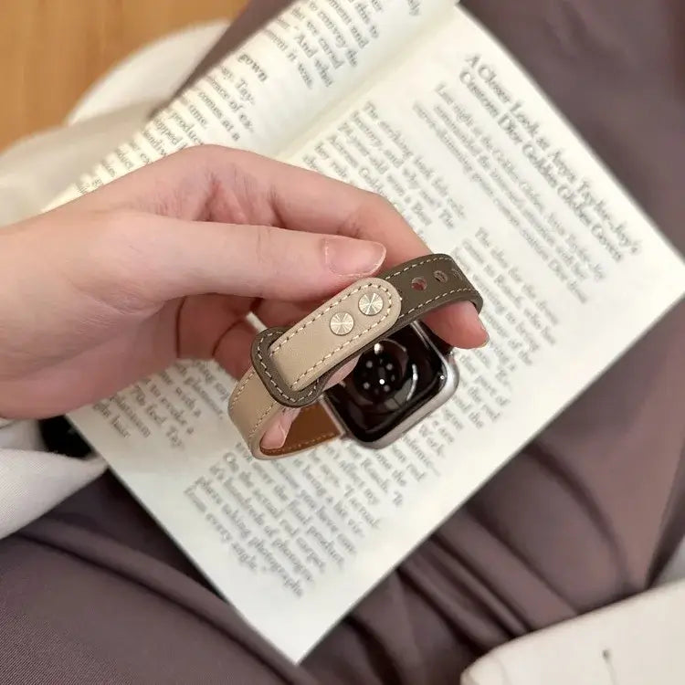 Apple Watch Leather Band - Elegant Durable Strap Options