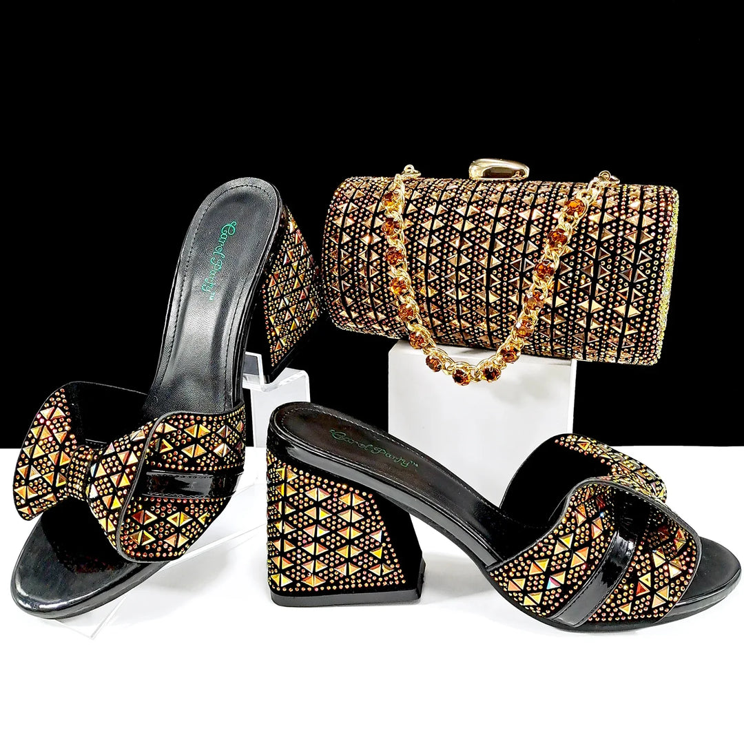 High Quality Ladies Shoes And Bags Set HJJ1-10