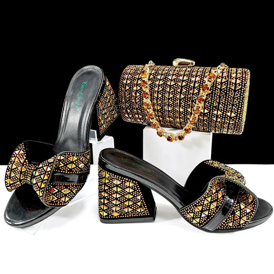 High Quality Ladies Shoes And Bags Set HJJ1-10