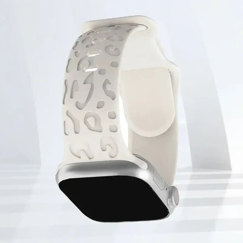 Apple Watch Silicone Strap - Stylish, Engraved Design
