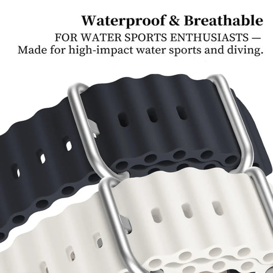 Apple Watch Silicone Strap - Soft Waterproof and Breathable
