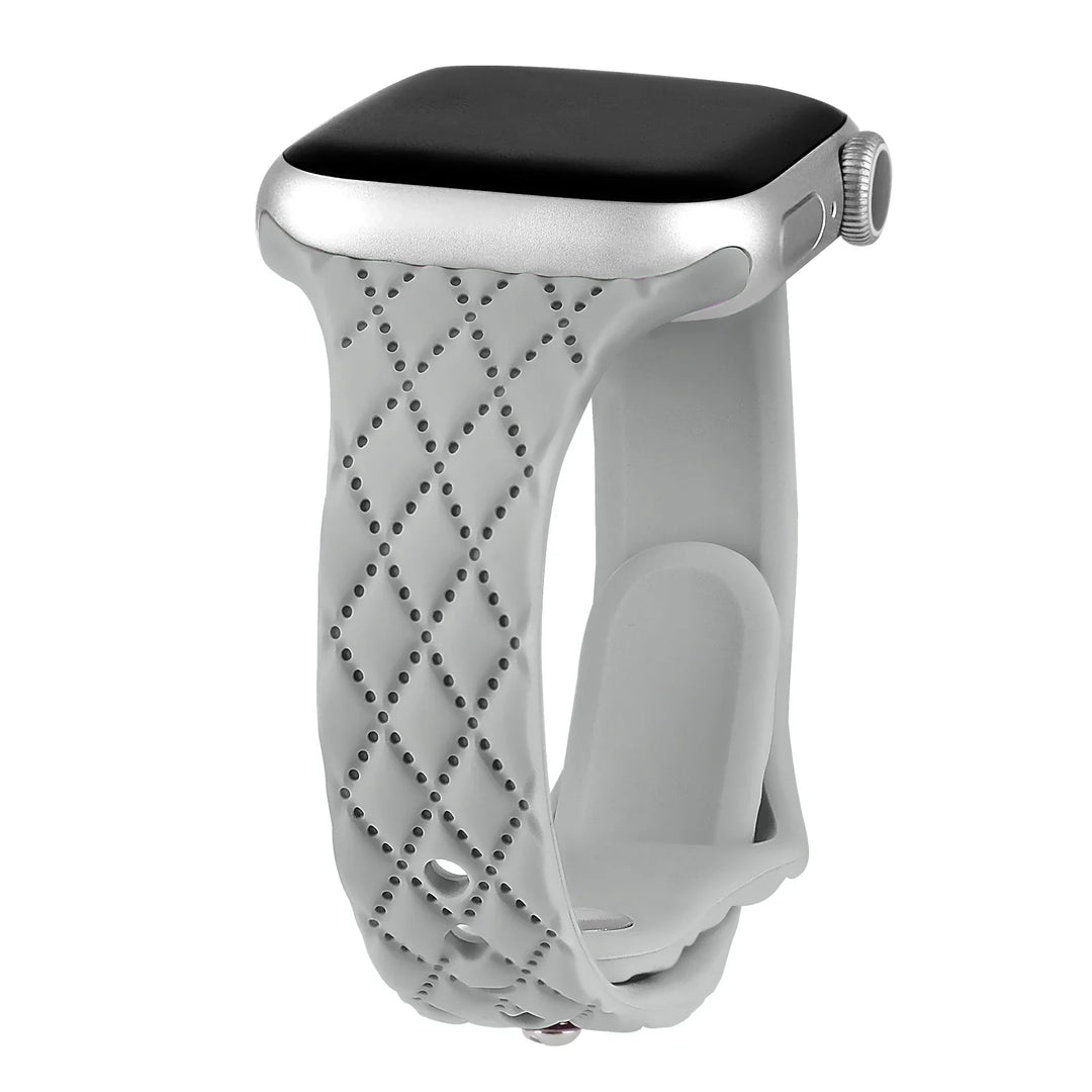 Apple Watch Silicone Strap - Slim Engraved Comfort Fit