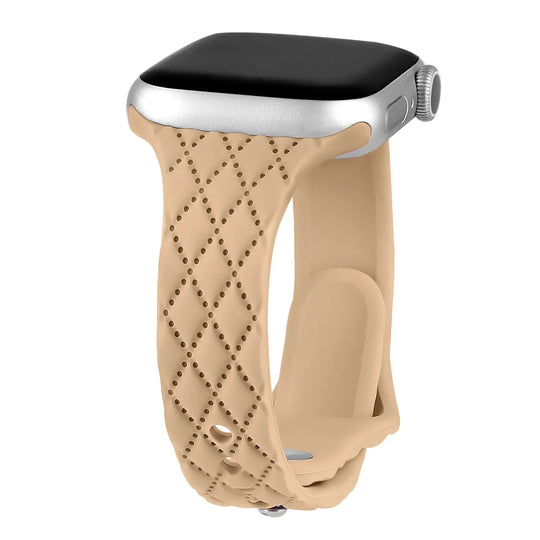 Apple Watch Silicone Strap - Slim Engraved Comfort Fit