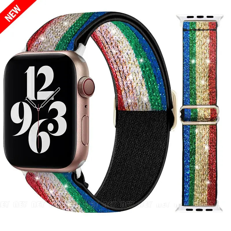 Apple Watch Nylon Band - Stylish, Durable, Elastic Design