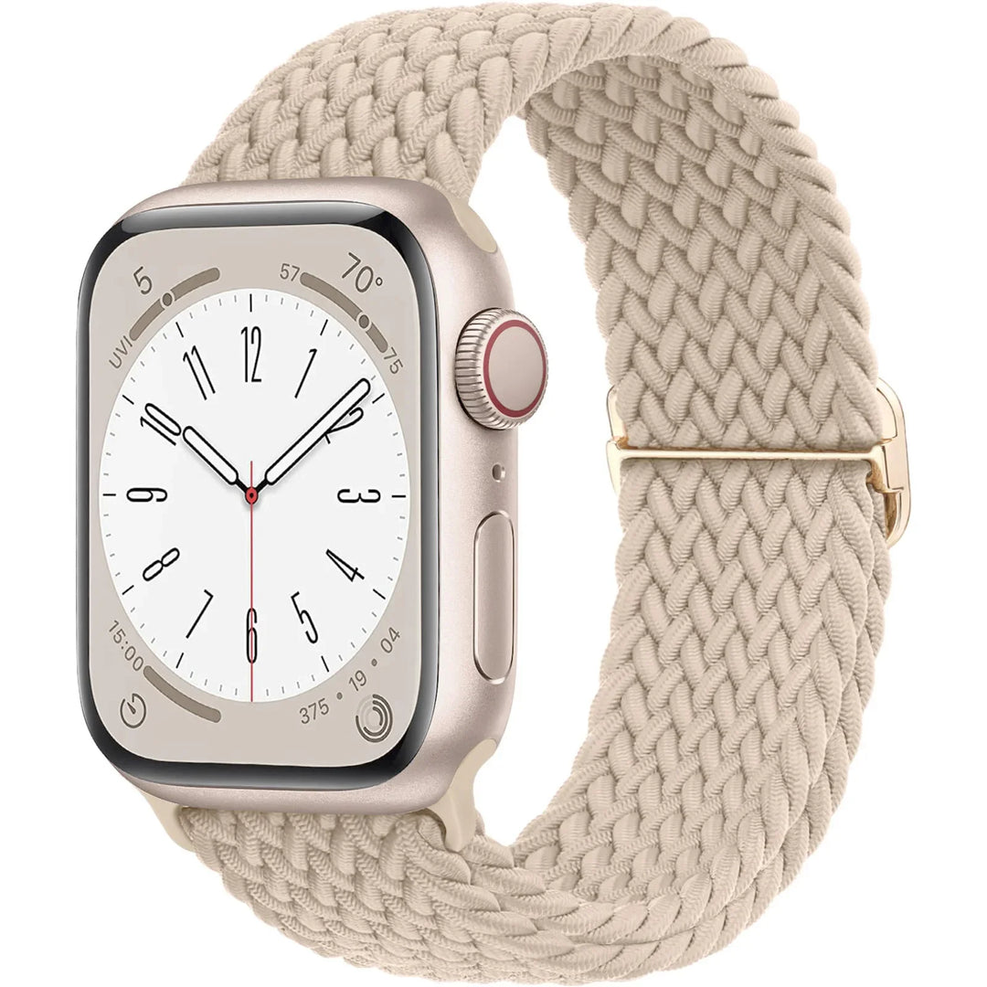 Apple Watch Braided Strap - Soft Elastic Nylon Band
