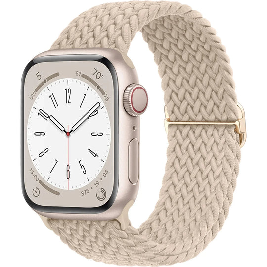 Apple Watch Braided Strap - Soft Elastic Nylon Band