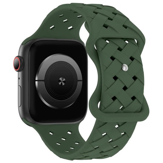 Apple Watch Silicone Strap - Sporty, Breathable, Durable