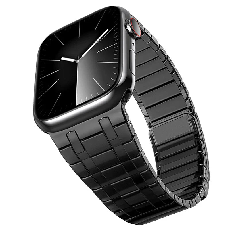 Apple Watch Magnetic Stainless Steel Band - Premium Titanium Color