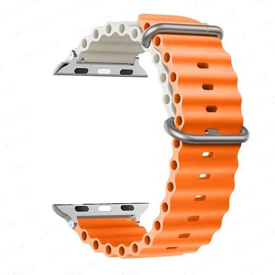 Apple Watch Silicone Strap - Soft Waterproof and Breathable