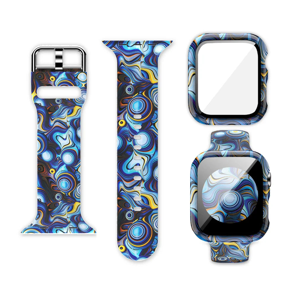 Apple Watch Silicone Strap - Unique Printed Designs