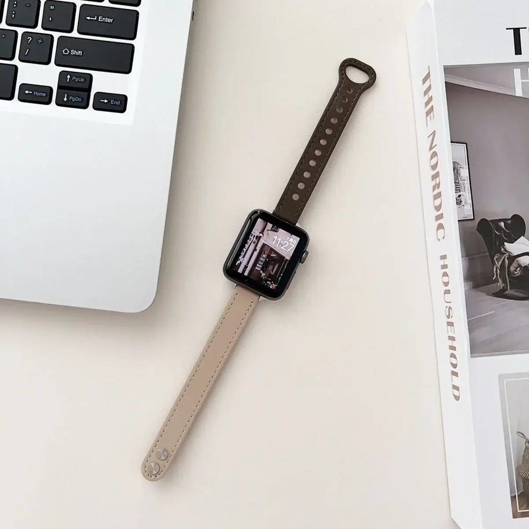 Apple Watch Leather Band - Elegant Durable Strap Options
