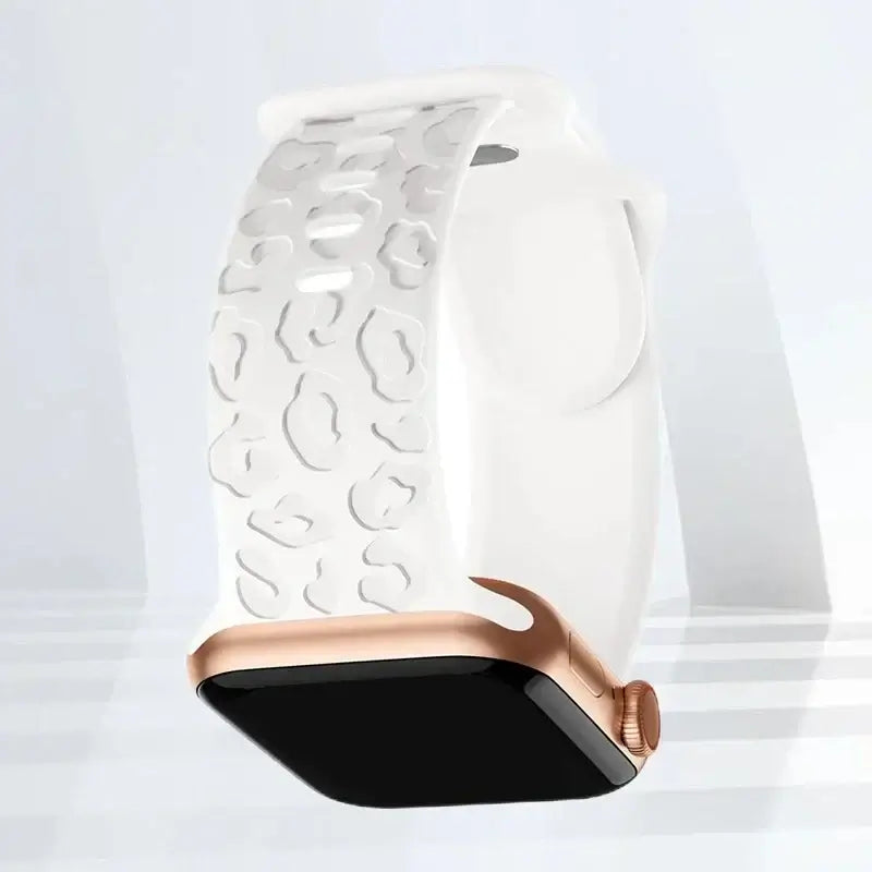 Apple Watch Silicone Strap - Stylish, Engraved Design