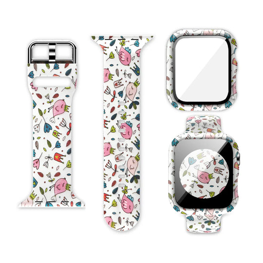 Apple Watch Silicone Strap - Unique Printed Designs