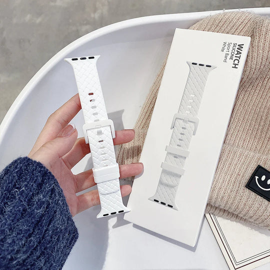 Apple Watch Silicone Strap - Soft Comfortable Rubber Band