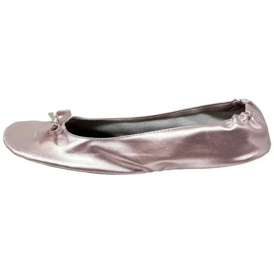 Foldable Ballet Flats Women's Travel Portable Comfortable Shoes Gold