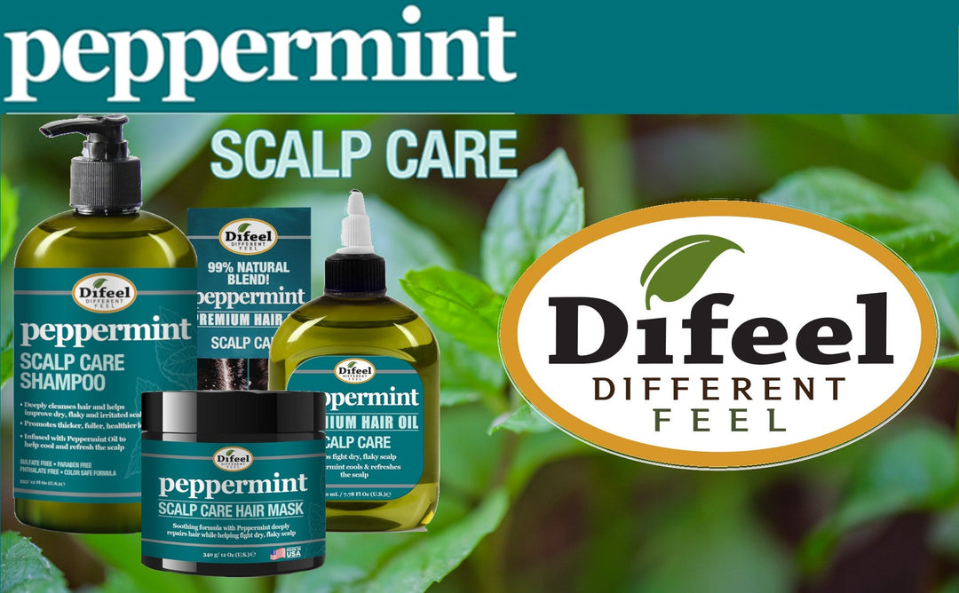 Difeel Peppermint Scalp Care Shampoo 12 oz. by difeel - find your natural beauty