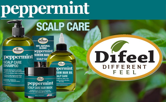 Difeel Peppermint Scalp Care Shampoo 12 oz. by difeel - find your natural beauty