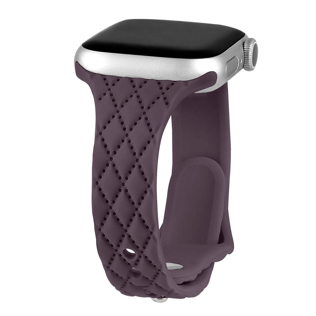 Apple Watch Silicone Strap - Slim Engraved Comfort Fit