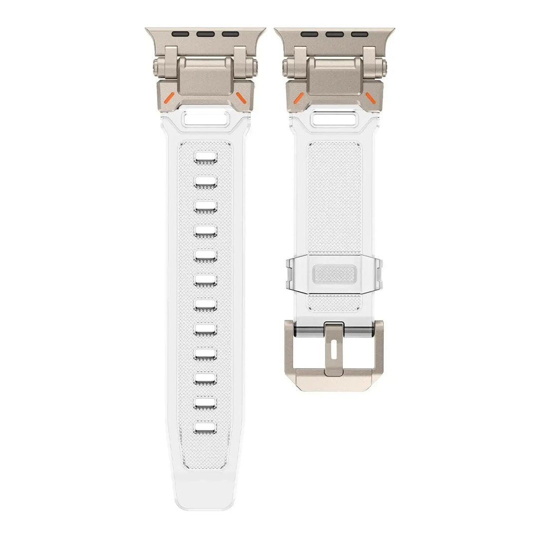 Apple Watch Silicone Metal Band - Premium Durable Strap