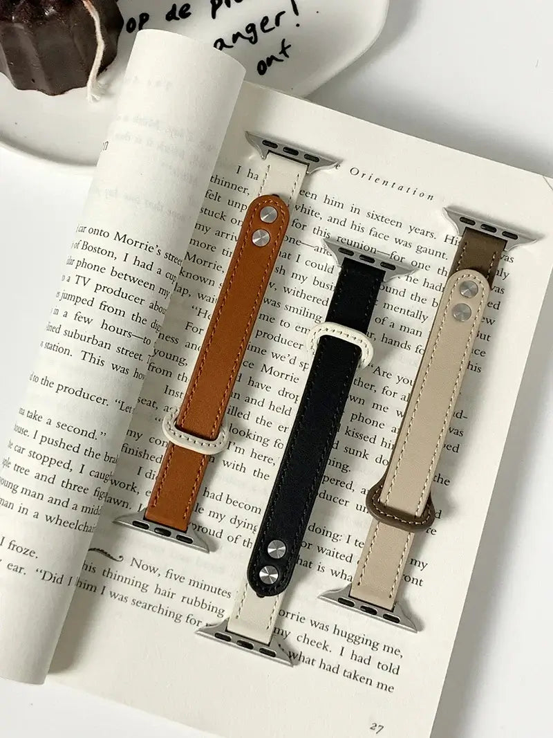 Apple Watch Leather Band - Elegant Durable Strap Options