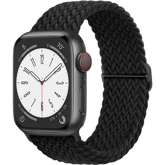 Apple Watch Braided Strap - Soft Elastic Nylon Band